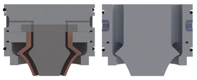 Copper (left) and Graphite (right) nozzles