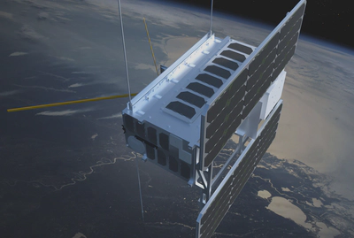 NorSat-1 Satellite - Artistic Rendition. [Image Source](https://www.esa.int/ESA_Multimedia/Images/2022/12/NorSat-1).